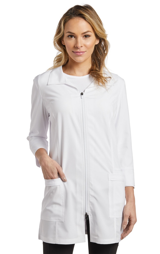 2417 FIT FRONT ZIPPER LABCOAT