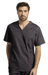 2262 Camisa Médica Cuello V de Tres Bolsillos Duo Scrub Hombre