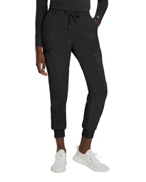 365 Cinturilla Elástica, Bolsillos Cargo Pantalón Jogger Médico de Mujer FIT